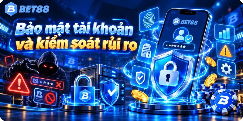 BET88 8 BET88 Bảo mật tài khoản và kiểm soát rủi ro